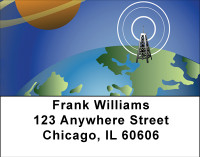 Space Communications Address Labels | LBBBE-96