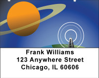 Space Communications Address Labels | LBBBE-96