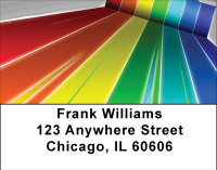 Rainbow Road Address Labels | LBBBF-26
