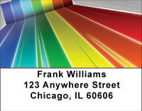 Rainbow Road Address Labels | LBBBF-26