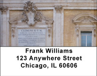 Foot Sculpture Palazzo del Conservatiori Address Labels | LBBBF-30
