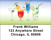 Cocktail Lineup Address Labels | LBBBF-36