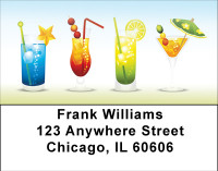 Cocktail Lineup Address Labels | LBBBF-36