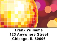 Disco Balls Address Labels | LBBBF-37