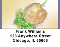 Savory Shellfish Address Labels | LBBBF-53