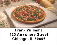 Homemade Pizza Address Labels