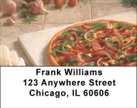 Homemade Pizza Address Labels | LBBBF-57