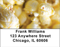 Popcorn Puffs Address Labels | LBBBF-59