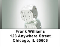Roll The Dice Address Labels | LBBBF-61