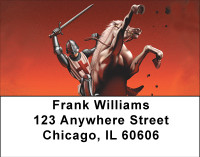 Medieval Courage Address Labels | LBBBF-68