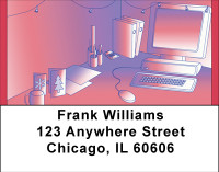 Geek Holiday Address Labels | LBBBF-76
