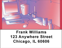 Geek Holiday Address Labels | LBBBF-76