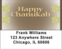 Happy Chanukah Address Labels | LBBBF-78