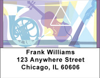 Guitar Art Address Labels | LBBBF-88