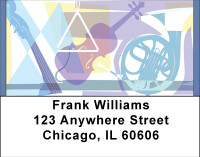 Guitar Art Address Labels | LBBBF-88