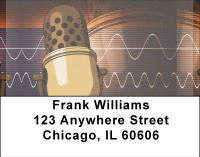 Microphone Madness Address Labels | LBBBF-89
