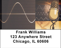 Microphone Madness Address Labels | LBBBF-89
