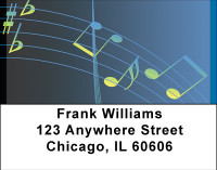 Music In The Air Address Labels | LBBBF-92