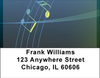Music In The Air Address Labels | LBBBF-92