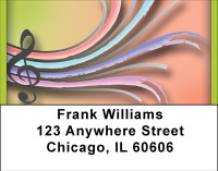 Rainbows Of Music Address Labels | LBBBF-95