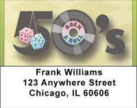 50's And 60's Revisited Address Labels | LBBBG-01