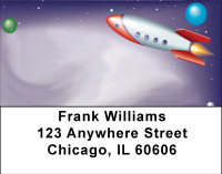 The Space Age Address Labels | LBBBG-12