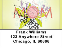 Blooming Mom Address Labels | LBBBG-37