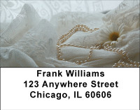 Wedding Day Pearls Address Labels | LBBBG-39