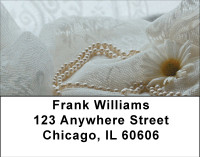Wedding Day Pearls Address Labels | LBBBG-39