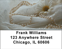 Wedding Day Pearls Address Labels | LBBBG-39