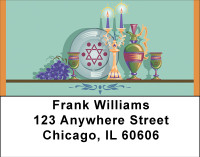 Symbols Of Judiasm Address Labels | LBBBG-43