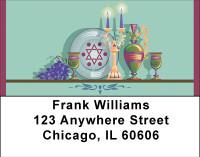 Symbols Of Judiasm Address Labels | LBBBG-43