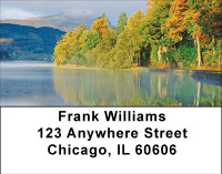 Fall In The Mountains Address Labels | LBBBG-75