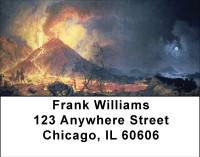 Mt. Vesuvius Address Labels | LBBBG-77