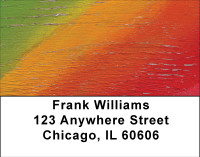 Wooden Rainbow Address Labels | LBBBG-84