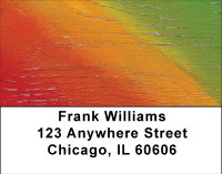 Wooden Rainbow Address Labels | LBBBG-84