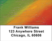 Wooden Rainbow Address Labels | LBBBG-84
