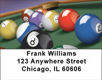 Let's Play Pool Address Labels | LBBBG-86