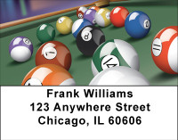 Let's Play Pool Address Labels | LBBBG-86