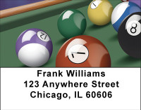 Let's Play Pool Address Labels | LBBBG-86