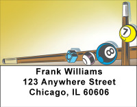 Pool Table Magic Address Labels | LBBBG-87