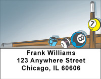 Pool Table Magic Address Labels | LBBBG-87