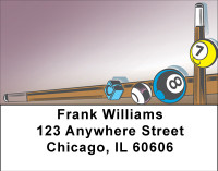 Pool Table Magic Address Labels | LBBBG-87