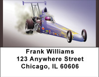 Dragster Racing Address Labels | LBBBG-90