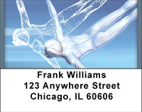 Diving Into The Blue Address Labels | LBBBG-95