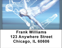 Diving Into The Blue Address Labels | LBBBG-95