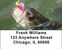 Bass Fishing Address Labels | LBBBG-98