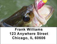 Bass Fishing Address Labels | LBBBG-98