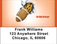 Go Big Orange Address Labels | LBBBH-05