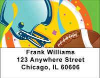 Tailgate Football Party Address Labels | LBBBH-09